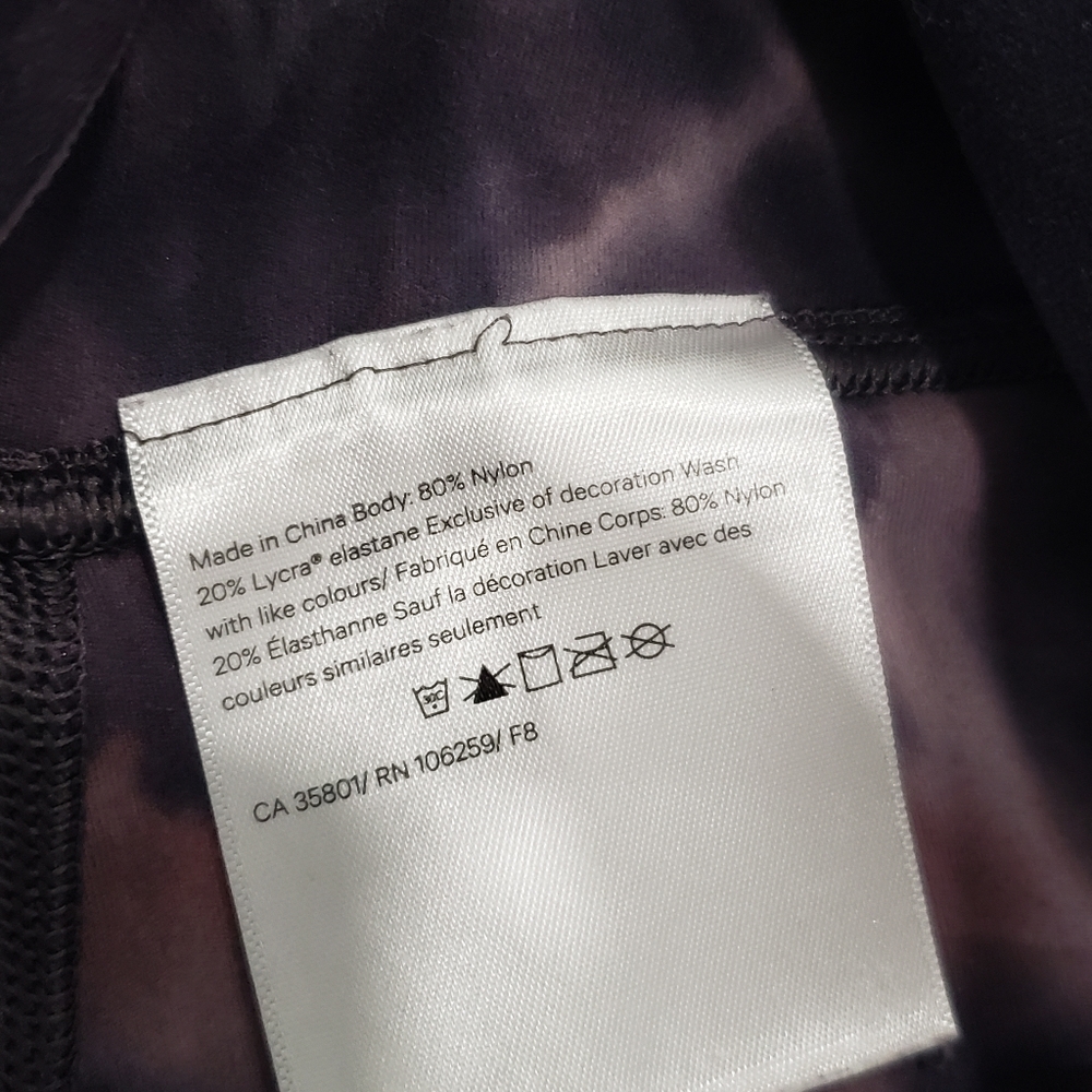 Lululemon Unlimit High-Rise Tight 25" Keyhole Diamond Dye Graphite Grey Pink - Picture 13 of 16